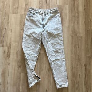 GUESS light wash high waisted jeans